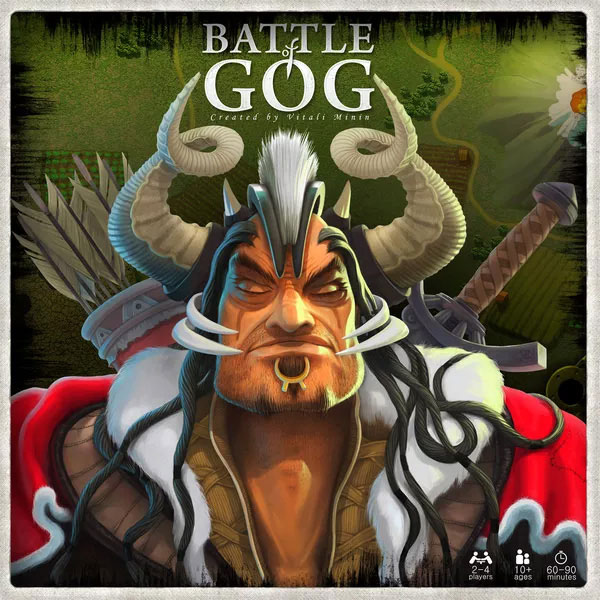 Batalha de cartas e jogos de tabuleiro em miniatura do GOG